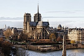 巴黎圣母院, 塞纳河, 大教堂, 宗教,...