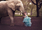 孩子与野兽：来自“童话”的照片_文化_腾讯网