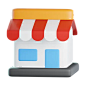 Store  3D Icon