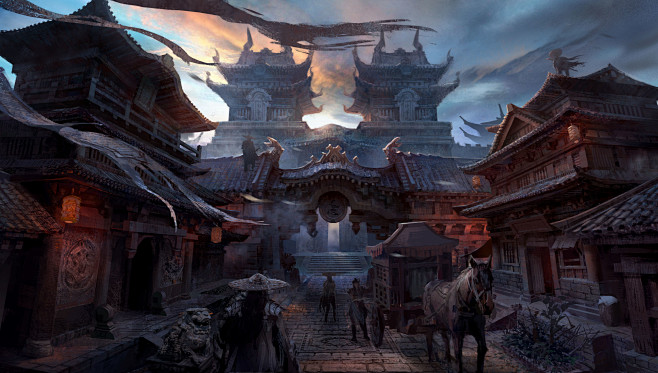 东方写实场景