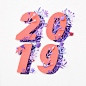 New Year | Paper art : Paper art New Year 2019