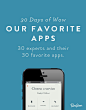 Our 30 Favorite Apps