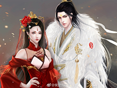 时更姐姐采集到古风——古风多人（情侣）