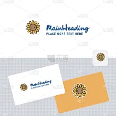 模板,向日葵,名片,农业,华丽的,商务,食品,植物群,春天,花