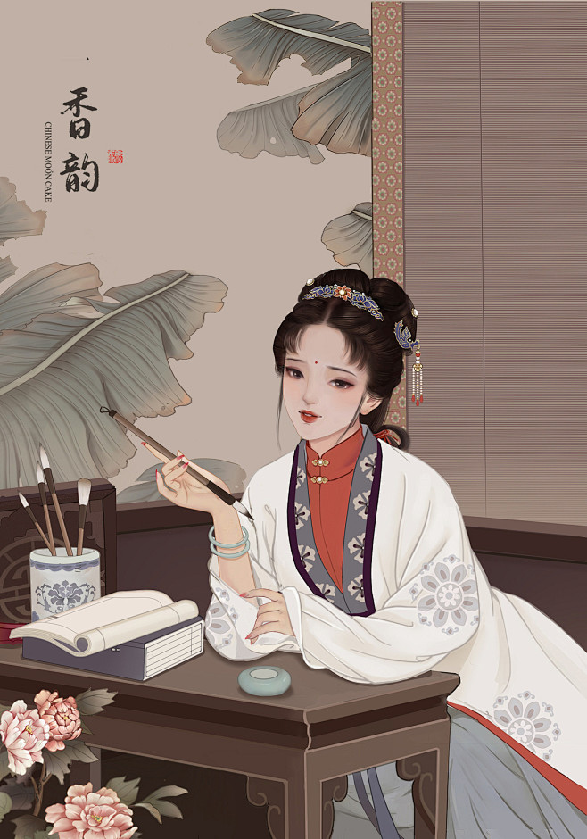 古风美女图-原作者：DOOOOR网-吉林...