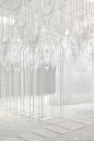 白色“伊甸园”装置，吉隆坡 / Pamela Tan。#求是爱设计#