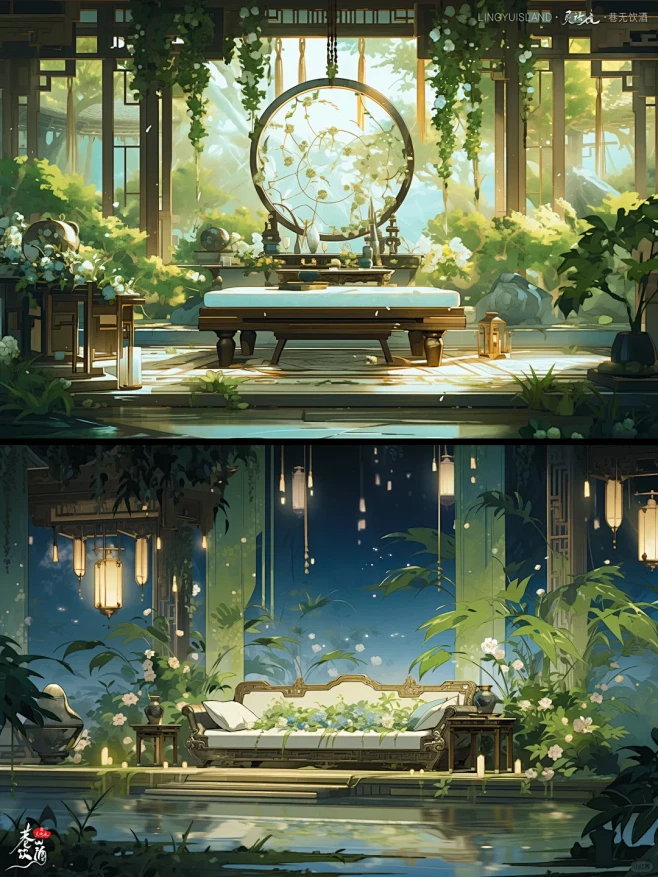 江城子•画楼帘幕卷新晴 - 小红书图片_场景图片素材-花瓣网