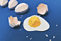 #纸艺#生鸡蛋居然直接打出荷包蛋？
