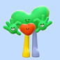 adobe illustrator Brand Design cartoon center Character design  key visual kv shoping mall visual identity