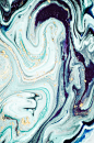鎏金大理石水彩底纹背景JPG高清大图设计素材蓝色纹理流体装饰画