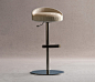 Plissé 929/A-GAS by Potocco | Bar stools