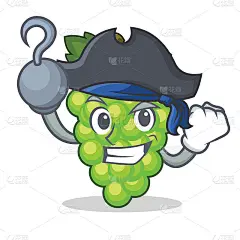 海盗绿葡萄卡通人物