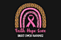 Vector faith hope love breast cancer awareness t-shirt