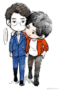 #镇魂#  各种挂着躺着歪着就是不好好坐着的赵处(◍ ´꒳` ◍)早晚会被……………… ​​​   绘师：@Hiroro711