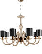 Lexington Murano Chandelier - Contemporary Traditional Chandeliers: 