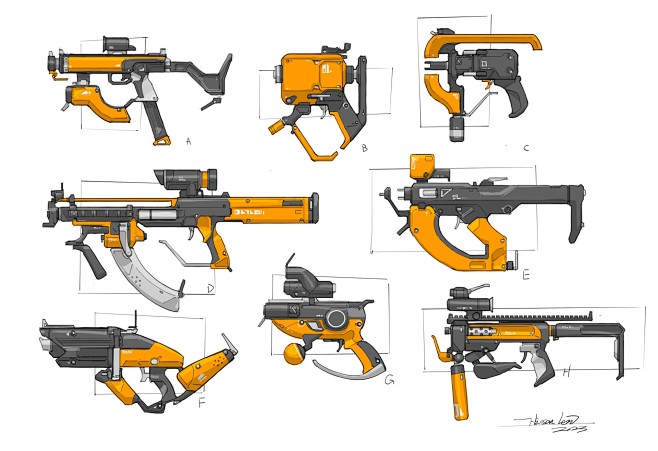 Guns sketches