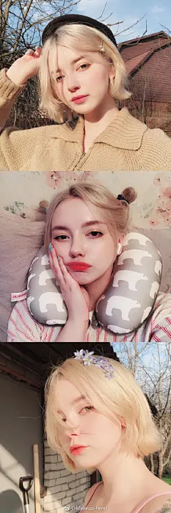人物 | 精致感满分的俄罗斯小仙女Alien，温柔大气的欧美风五官，搭配韩妆甜美妆容却是有意想不到的惊喜！ ​​​​