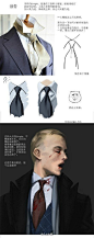 #资源君# 画西装时的注意事项！ ​​​​