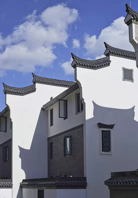 白墙青瓦 古典徽派建筑风的伟星和院【设计...
