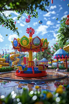 儿童乐园全新游乐场