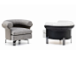 Fabric armchair with armrests MATTIA | Armchair by Minotti_2