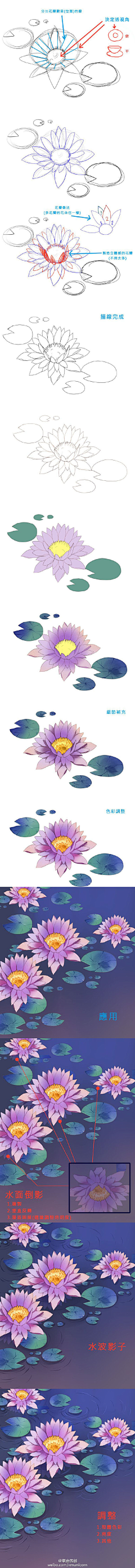 阿初最可奈采集到画画教程