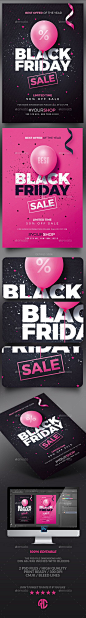 Black Friday | Flyer Template PSD: 