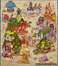 魔兽世界#童话风格的卡利姆多和东部王国世界地图