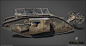 Lanchester Armoured Car, Anton Grozin : Vehicle game model created specially for event, dedicated to the first participation of tanks in battle 100 years ago. 
I am thankful to Leonid Kuzyakin https://www.artstation.com/artist/leonid0011 for his help in v