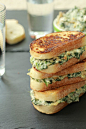 Spinach & Artichoke Grilled Cheese