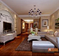 三口之家白色调时尚温馨不突兀的欧式风格,拉斐水岸欧美风情179.81平米四居室装修设计图片