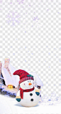 小雪人立冬节日元素PNG图片 来自PNG搜索网 pngss.com 免费免扣png素材下载！