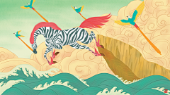 彬泽采集到《中国神怪》系列插画