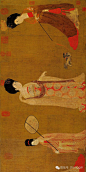 [高清赏析] 唐宫仕女图之《簪花仕女图》