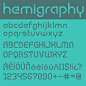 HEMIGRAPHY FREE FONT #字体#