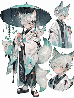 25｜打伞的小男孩