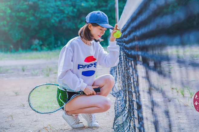 网球少女光合映画图虫网优质摄影师交流社区