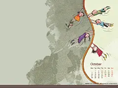 几米漫画电脑桌面高清壁纸图片下载-集电脑桌面高清壁纸图片下载-75