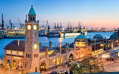 灯火辉煌的唯美夜景图片高清风景桌面壁纸