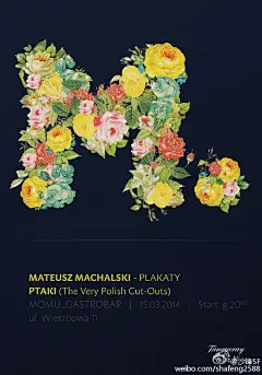 海报赏析第六期丨Mateusz Machalski（波兰）。Mateusz Machalski毕业于波兰华沙美术学院“Warsawholic”杂志艺术总监，更多海报欣赏：O海报赏析第六期丨Mateusz Machalski（波兰）