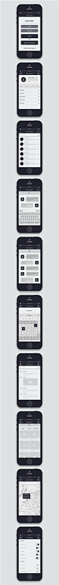 Iphone App Wireframe Kit on Behance
