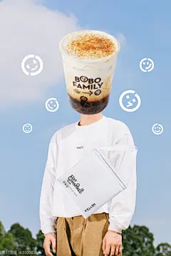 喜茶-饮料奶茶品牌海报分享