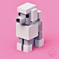 Dark Horse, Wioletta Szpiczakowska : Voxel unicorn made for http://www.innostudio.co/