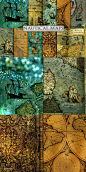 复古奢华航海世界地图背景纹理 Nautical Backgrounds – Sea Map Art_背景_