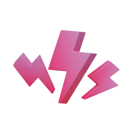 Thunder 3D Icon