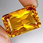 Orange citrine, Tanzania