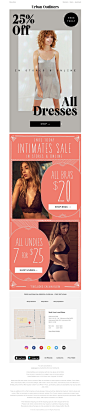 Urban Outfitters - ENDS TODAY · 25% Off All Dresses! Plus, All Bralettes $20 & All Undies 7 for $25  →