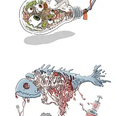 微博国际版日本插画家©️maruimichi 脑洞插画