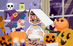 万圣节人物  - 源文件下载【酷图网】爸妈,孩子,变装,木乃伊,制作,雕刻,万圣节海报,万圣节元素,万圣节素材,万圣节背景,万圣节舞会,角色,装扮,扮演,广告,万圣节派对,万圣节人物,万圣节怪物,万圣节小孩,万圣节快乐,手绘,南瓜灯,南瓜怪,万圣节帽子,魔法帽,插画,矢量,庆祝,节日,开心,一家人,幸福,欢乐,万圣节庆典,插图,南瓜头