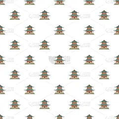 式样,宝塔,东方人,几何形状,图像,矢量,重复